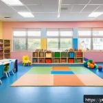 특수교육 지원 센터 - A bright and welcoming special education classroom designed for children with diverse learning needs...